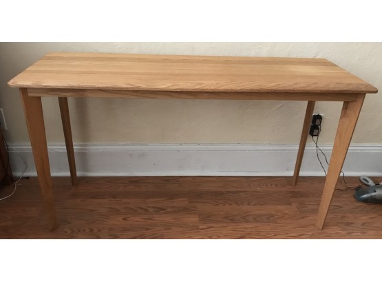 Console Table With Tapered Legs