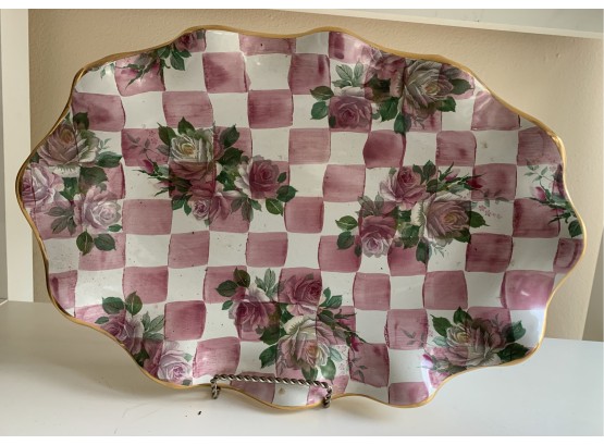 Makenzie Child's Pottery - 'Honeymoon-Rose Petals' Pattern