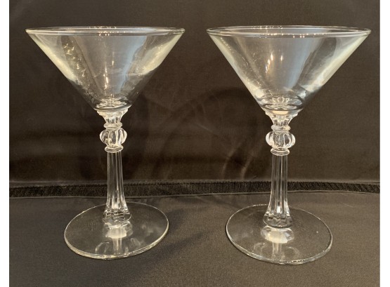 Set Of Twelve Martini Glasses