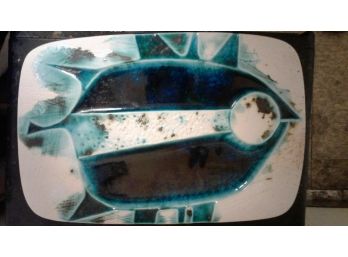Vintage Jiri Cernoch Listed Abstract Signed Retro Ceramic