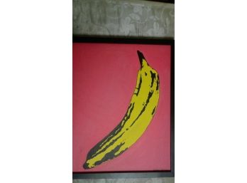 Andy Warhol Contemporary Coleen ? Fruit Portrait Oil On Board
