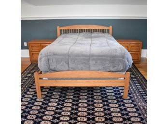 Full Size Bed Frame And Two Nightstands , Optional Mattress, Boxspring