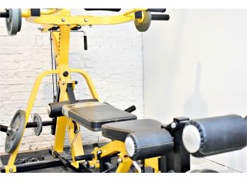 Powertech Lever Gym W/ Leg Attachment + 200 LBS Of Weights($1,600)