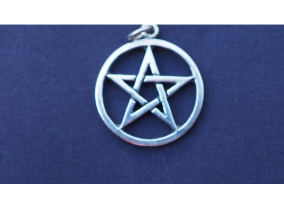 Sterling Silver Casted Pentacle