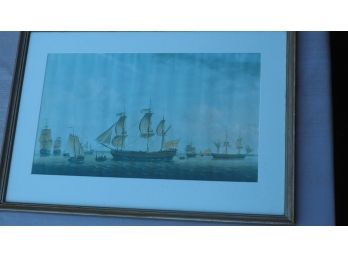 Framed Print Captain Cook's Ships