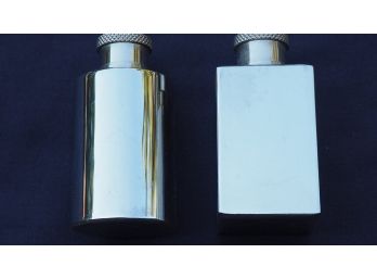 2 Stainless Steel Bottles? Containers? 1 Oz.