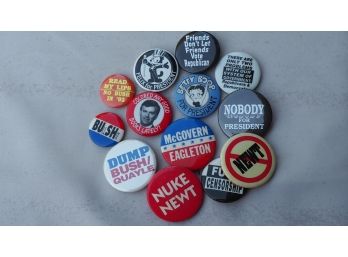 Political Buttons Lot #1