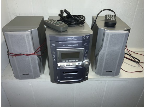 Panasonic 5 CD Changer SA-PM11 ~ With Remote ~