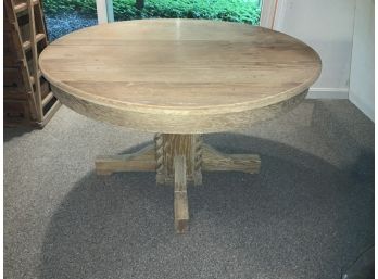 Raw  Wood Round  Table