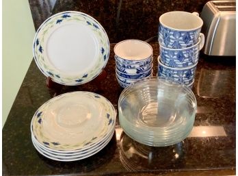 Dinner Plates, Glass Salad Bowls, Soup Cups & More