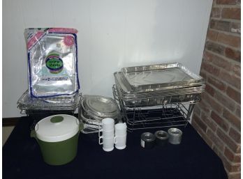 Party Lot ~ Sterno’s, Buffet Pan Holders, Foil Dishes & More