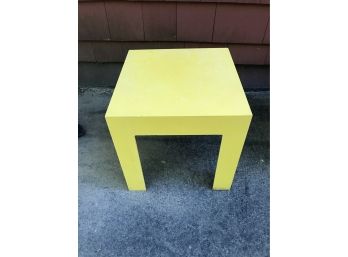 Original Parsons Table From 1960s In Yellow - AS IS