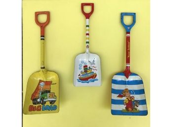 A Collection Of Three Ohio Art Shovels
