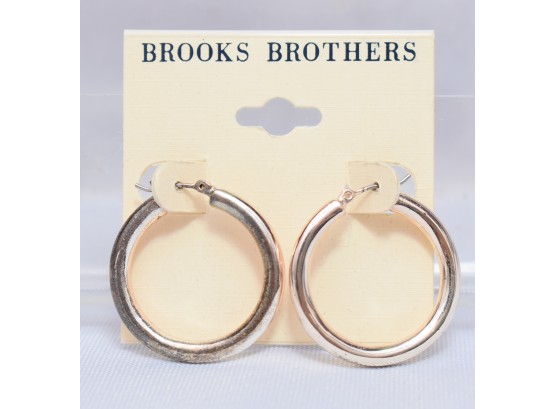Brooks Silver Earrings NWT