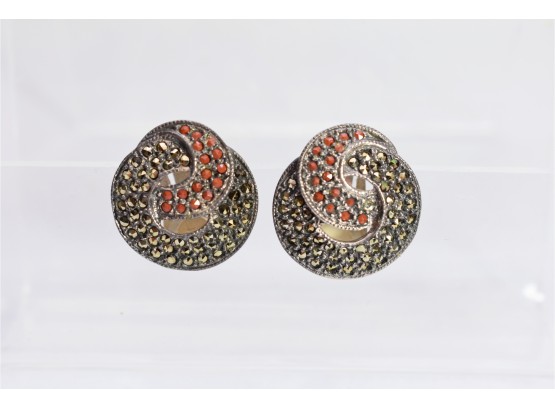 Sterling Silver Earrings 925 11 Grams