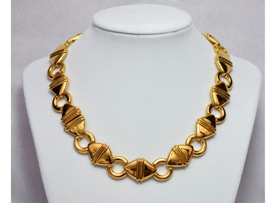 Vintage Liz Claborne XCV Gold-tone Necklace