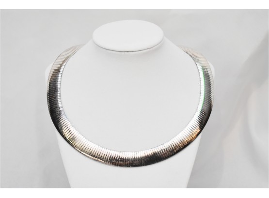 Sterling Silver Collar Necklace 925 NWT 1.9oz