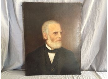 Antique Portrait, Oil On Canvas