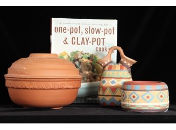 Clay Pots Cook Book And Clay Accessories