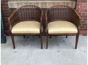 Art Deco Curved Chairs