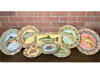 Adorable Set Of Fish Plates