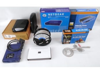 Lot Of Routers & Misc. Electronics