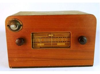 Edwards Fidelotuner Very Early FM Radio Untested For Restoration