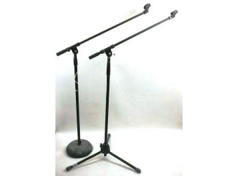 Lot Of 2 Microphone Stands