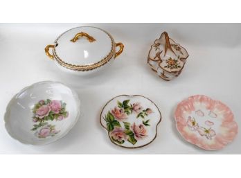 Lot Of 5 Decorative Misc. China Pieces