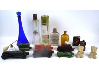 Lot Of Avon Collectible Bottles & Other Glassware & Collectibles