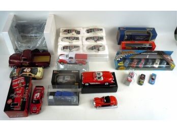 Lot Of Diecast Scale Model Cars