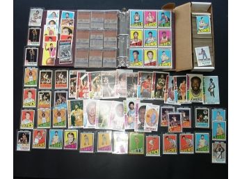 Huge Lot Of Vintage Basketball Cards From The 1970s--Kareem Abdul Jabbar, Wilt Chamberlain, Rick Barry