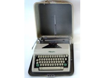 Olympia Portable Manual Typewriter In Case