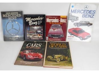 Lot Of 6 Books About Mercedes-Benz & Other Luxury Cars