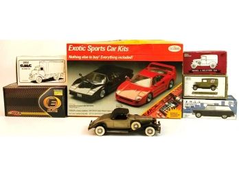 Lot Of Model Cars & Car Kits MIB & Bonis