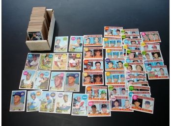 Huge Lot Of Vintage 1969 Topps Baseball Card Lot--Many Star Players & Rookie Cards