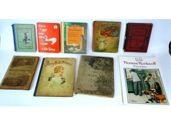 Lot Of Mostly Vintage And Antique Children's Books