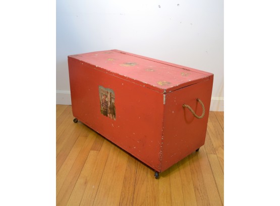 Vintage - Roy Rogers Toy Box - Mid Century Decopage