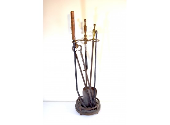 Vintage - 5pc Fireplace Tool Set