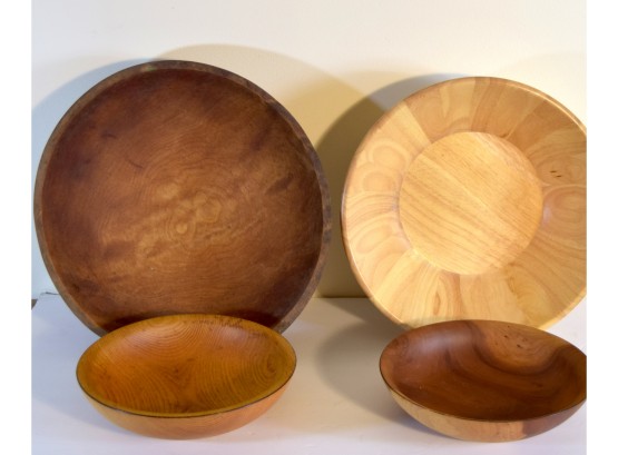Hand Turned Bowls - Group Of 4