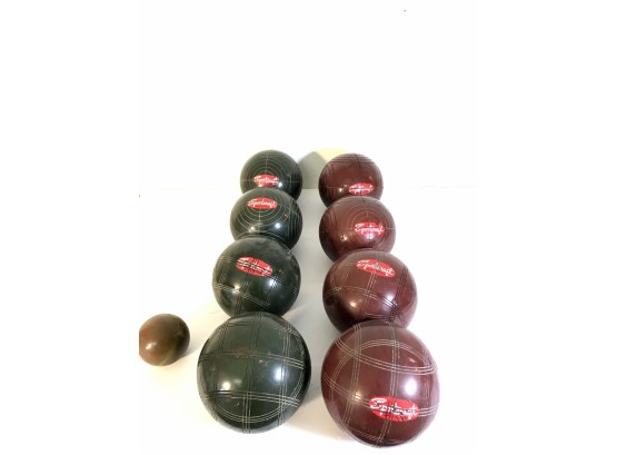 Vintage - Sportcraft BOCCE Set With Pallino - Made In Italy
