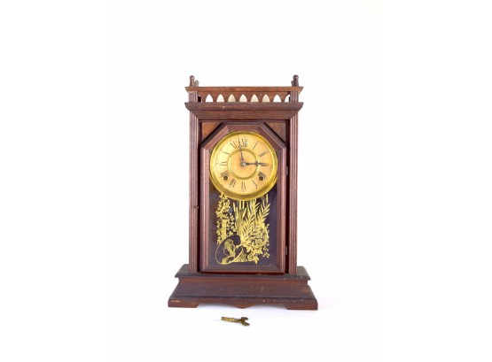 Antique - Mantel Clock - Peace Dove Pendulum