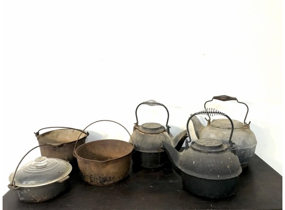 Cast Iron - Kettles And Pots