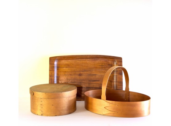 Mixed Group - Basket - Cheese Crate And Cutting Board