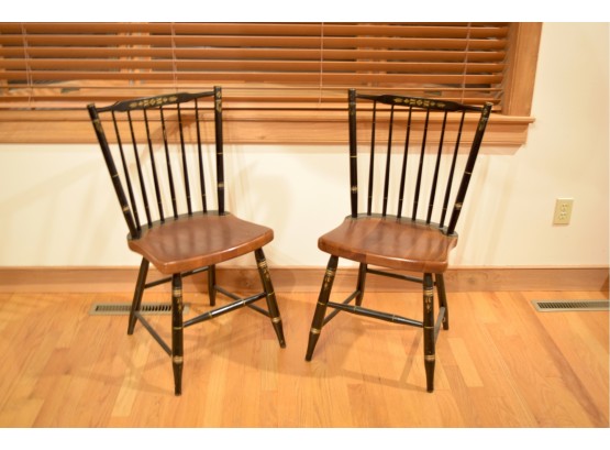 Pair Of Hitchcock Chairs