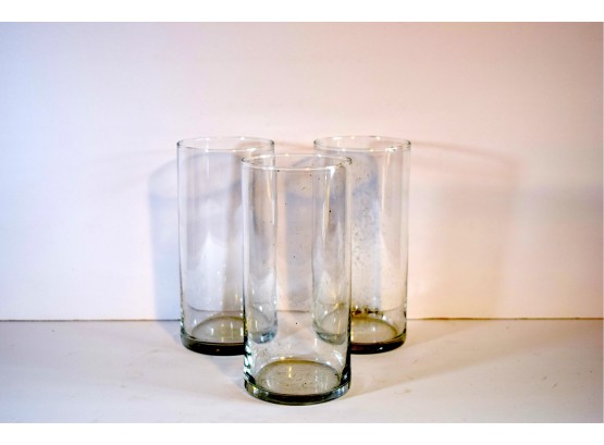 Group Of 21 Glass Cylindrical Vases