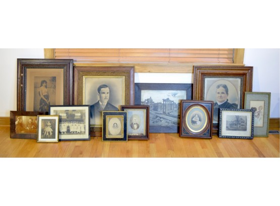 Antique -Various Framed Photographs