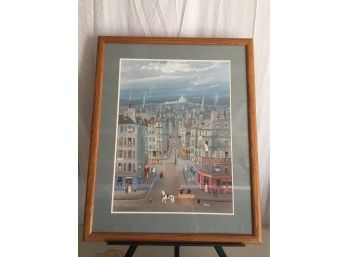 Michael Delacroix Signed Print Well Listed Artist