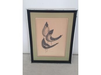 Anna Tefft Siok (Listed Asian Artist)Pencil Signed Lithograph