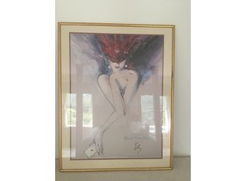 Very Large New Orleans Mardi Gras Print  (Hand Signed )And Pencil Numbered